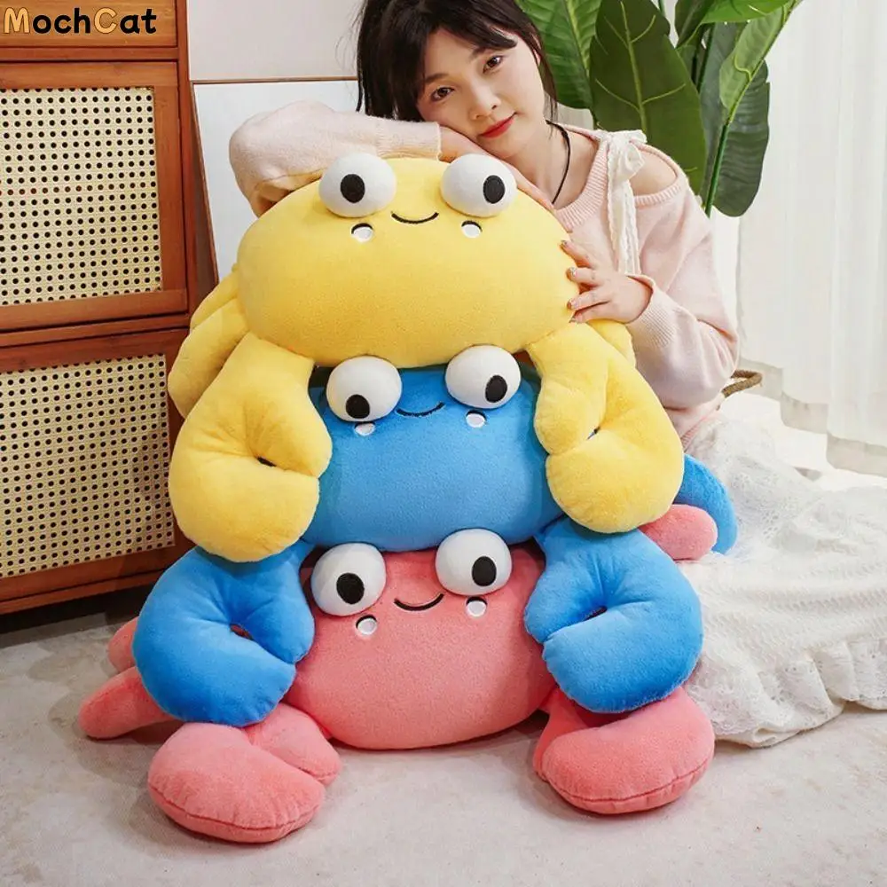 

PP Cotton Simulation Crab Plush Doll Soft Fluffy Animal Crab Dolls Ins Collection Sea Crab Plush Pendant Valentine's Birthday