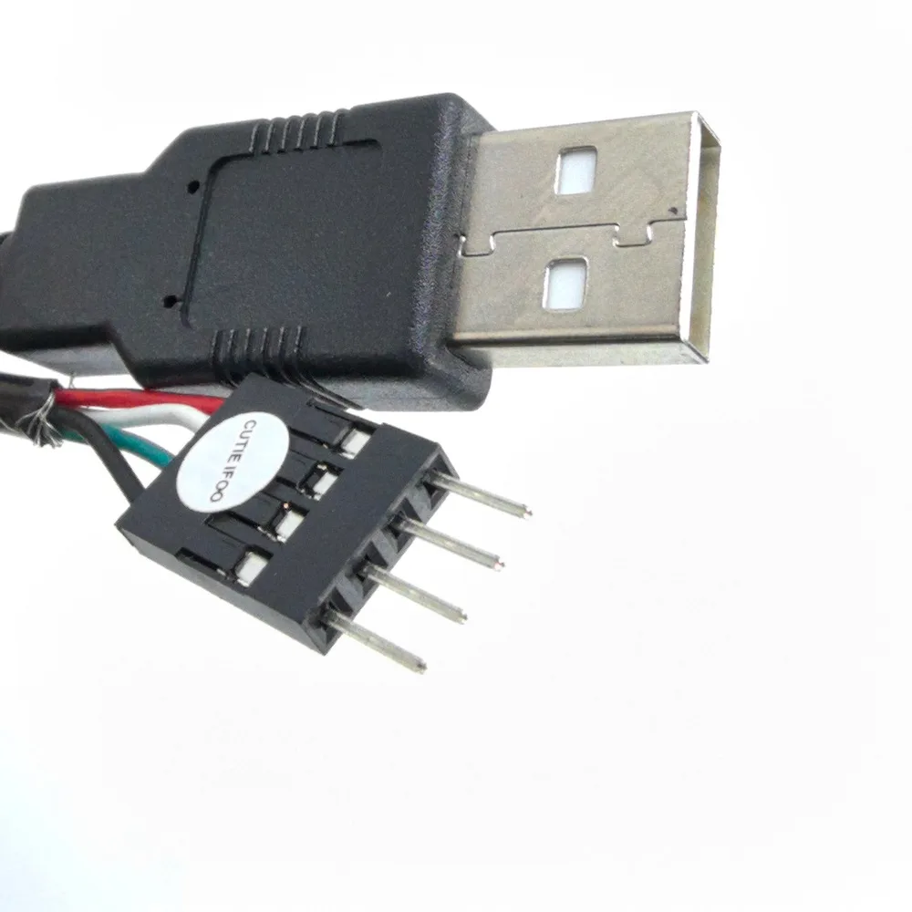 

ПК компьютер узловой планшетофон Внутренняя Материнская плата USB A к материнской плате Dupont Однорядный 4-контактный Штекерный адаптер конвертер кабель