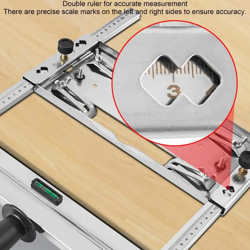 Imagem -04 - Elétrica Circular Saw Trimmer Machine Edge Guide Posicionamento Placa de Corte Ferramenta Woodworking Router Circle Milling Groove