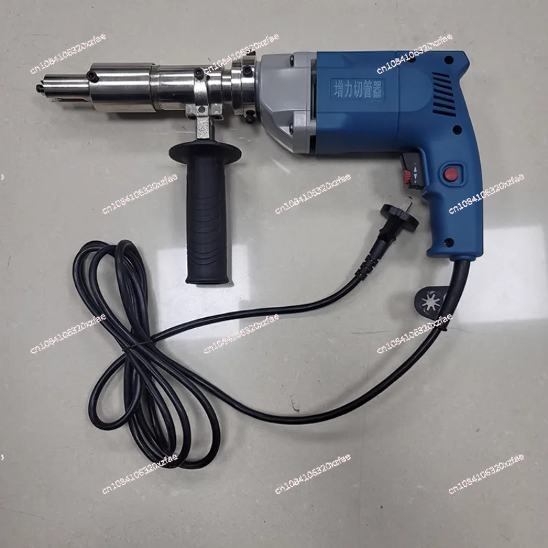 

Electric pipe cutting machine, inner pipe cutting machine, outer plate pipe cutting machine