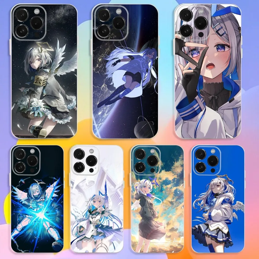 

Amane Kanata Phone Case For iPhone 16,15,14,13,12,11 Pro,Max,Plus,X,XS,XR,SE,Mini Transparent Silicone Soft