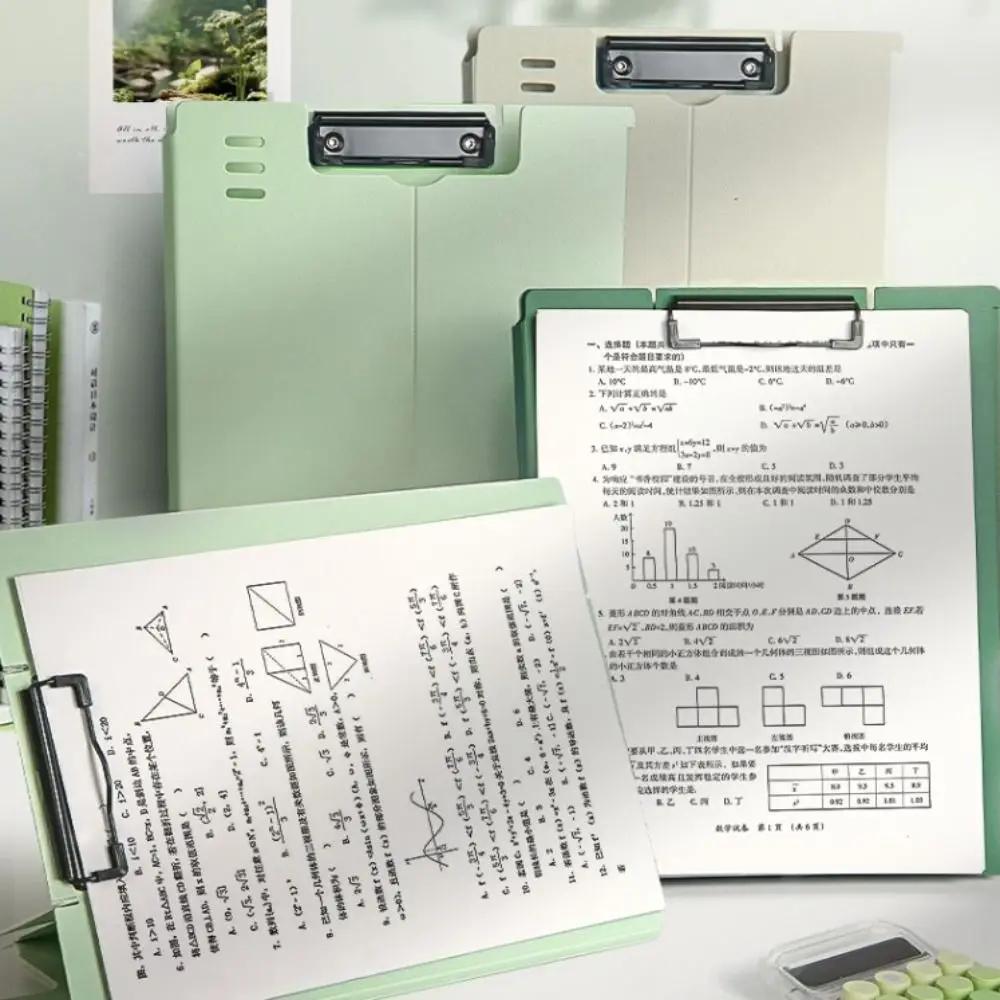 

Business Writing Pad Stand File Folder Folding Portable A4 Board Clip Folder Clipboard Document Paper Display Stand Organizer