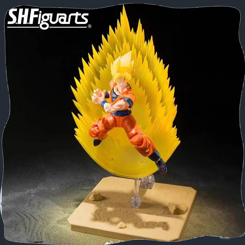 

Original Anime Dragon Ball Figure Super Saiyan Son Goku Special Effects Parts Instantly Moving Turtle-Sent Qigong Waves Toy Gift