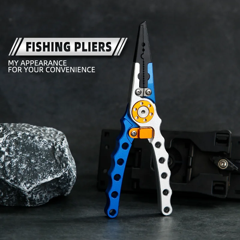 

Многофункциональные рыболовные плоскогубцы из алюминиевого сплава, 14,8 см, легкие, с кусачками для лески и съемником крючков, с темляком, для пресной и соленой воды