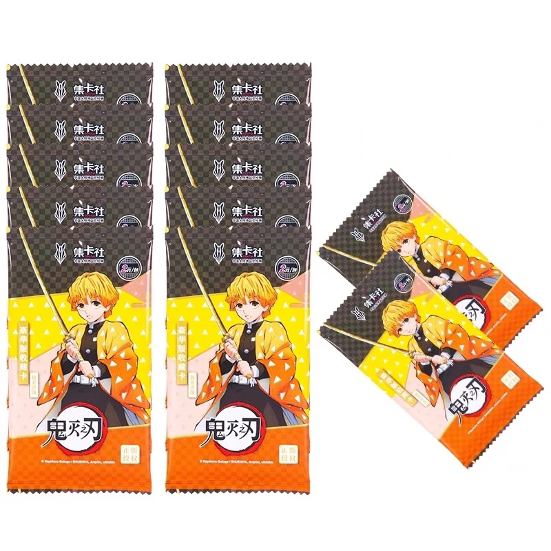 Anime Demon Slayer Card Collection Edition Full Box Luxury Edition SSP Card Anime Peripheral Collection Toy Card Children\'s Gift