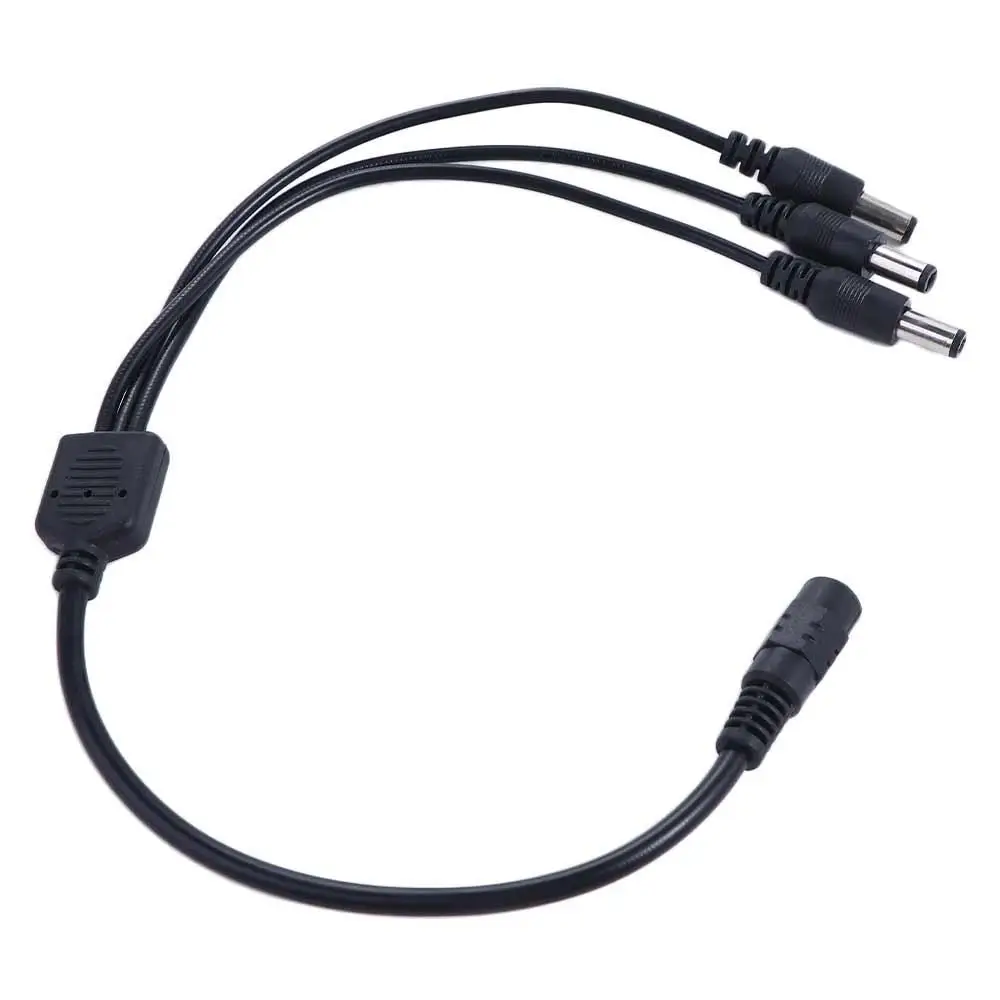 DC 12V 1 Female 2 3 4 8 Male Way Y Splitter Cable 5.5*2.1mm Female Male Extend Power Cord For CCTV Camera Home Appliance LED