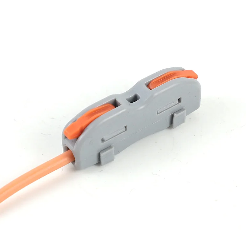 34pcs 28-12 AWG 1-to-1 Terminal Lever Wire Connector For Quick Connection In-line Wire Connector Compact Splice Insulated