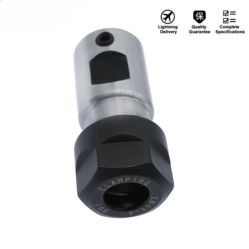 ER11 C16-ER11-8mm Chuck spindle motor shaft extension rod spindle collet lathe tools spindle cutter rod 5mm 6mm 8mm holder inner