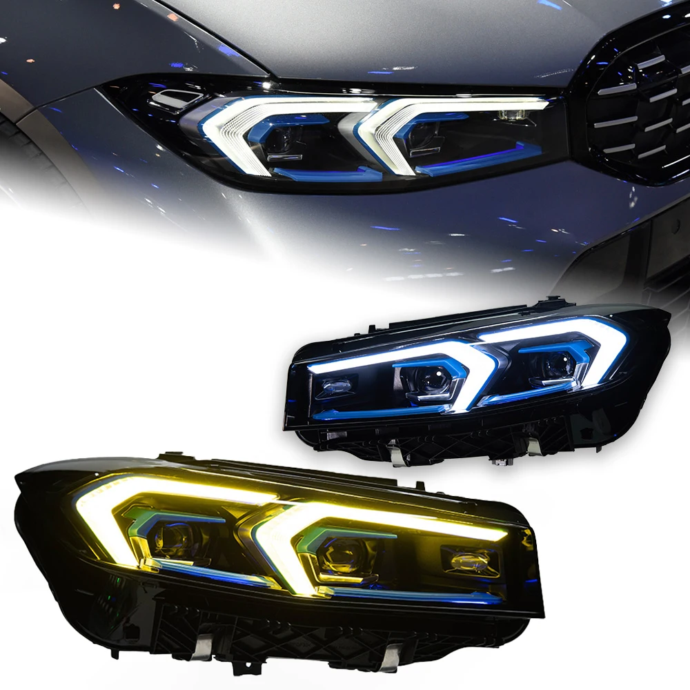 Car Lights For BMW G20 Headlight Projector Lens 2018-2024 3 Series Signal Head Lamp LED Headlights Drl Automotive Accessories