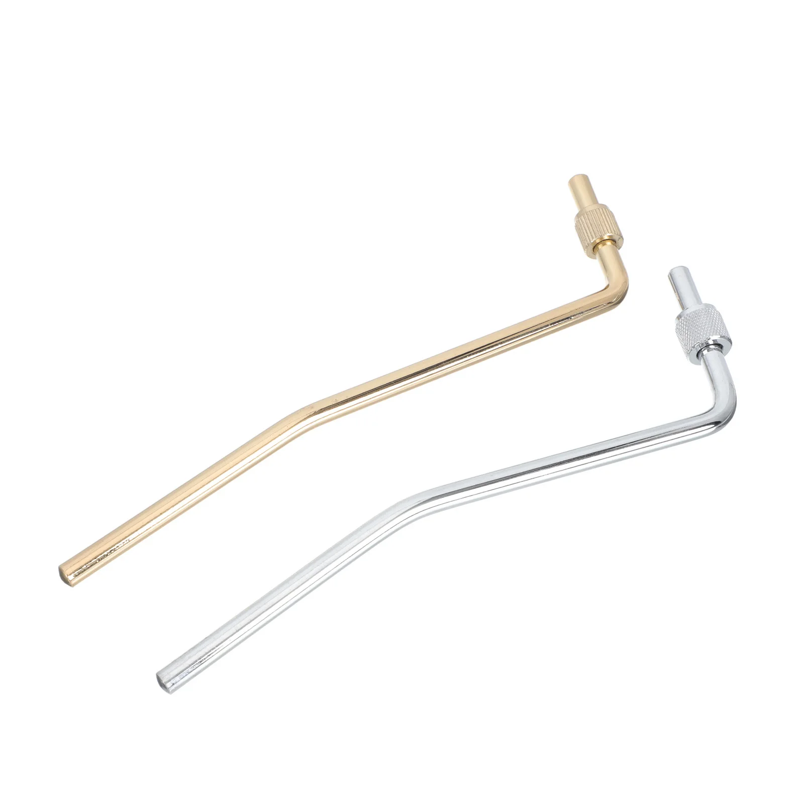 

2Pcs Double Tremolo Arms Electric Guitar Bars Replacement Vibrato Arms Whammy Bars for String Tension Adjustment Tone Change