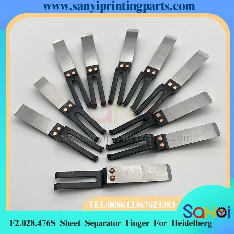 

10 шт. F2.028.476S Heidelberg лист сепаратор палец для SM102 CD102 XL105 XL106 детали печатной машины