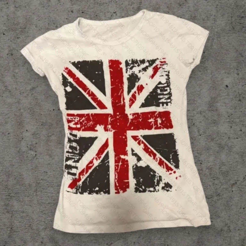 roupas feminina Short Sleeve T-shirt Fashion Summer Streetwear Emo Girl Y2k Style Women's T-shirt Baby Tee cutecore