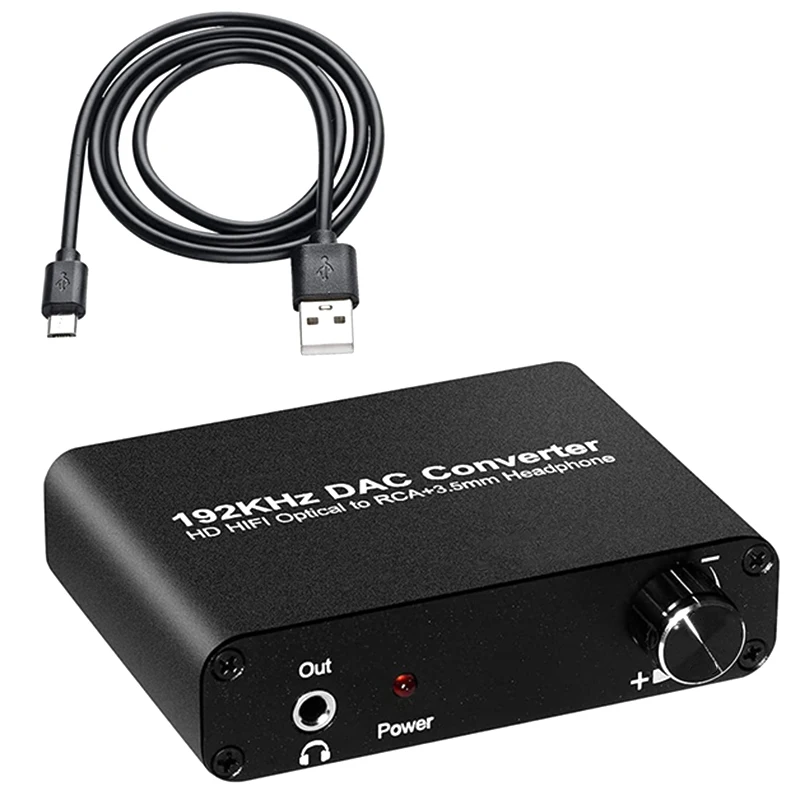 

5.1CH DAC Converter Audio Decoder Digital Optical Coaxial Toslink to RCA 3.5mm Jack Support for DOLBY AC-3 DTS 5.1 2.0CH