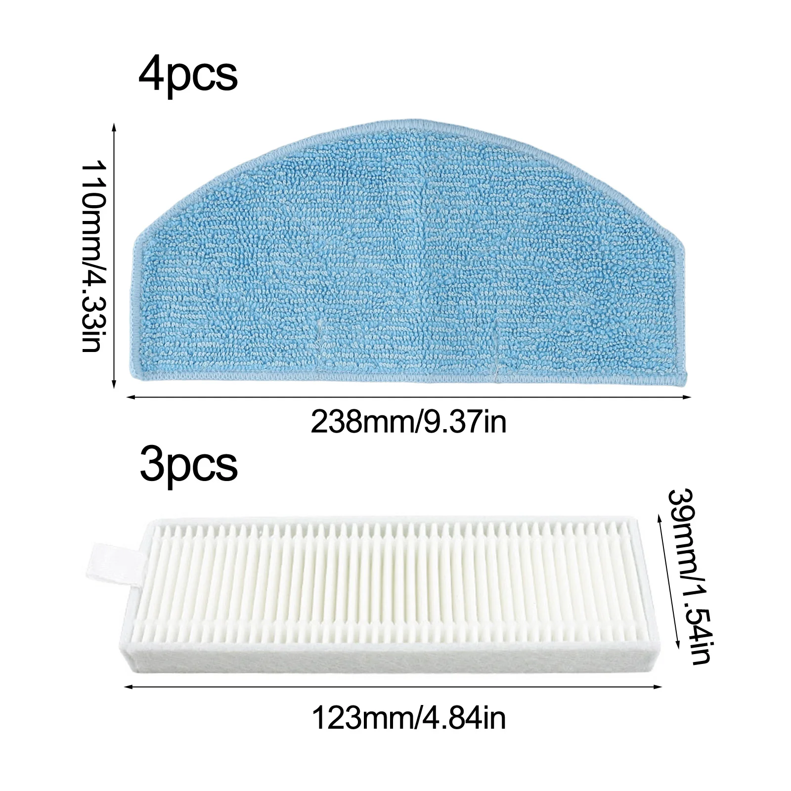 

Direct Replacement Floor Cleaning Replacement Spare Part Dust Filters Easy Installation High-quality Materials