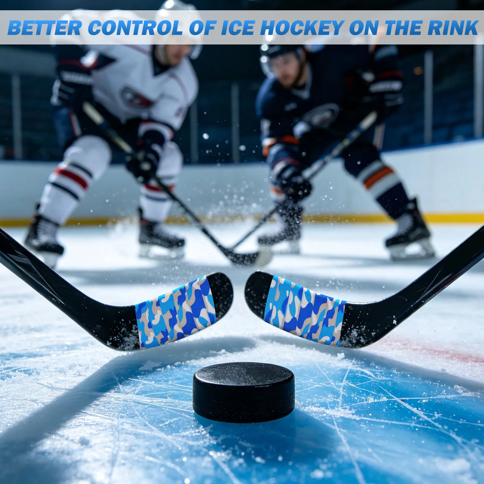 1 Roll Hockey Tape Hockey Stick Tape Self-Adhesive Badminton Tennis Handle Ice Hockey Grip Tape Roll Anti-slip Sport Accessory