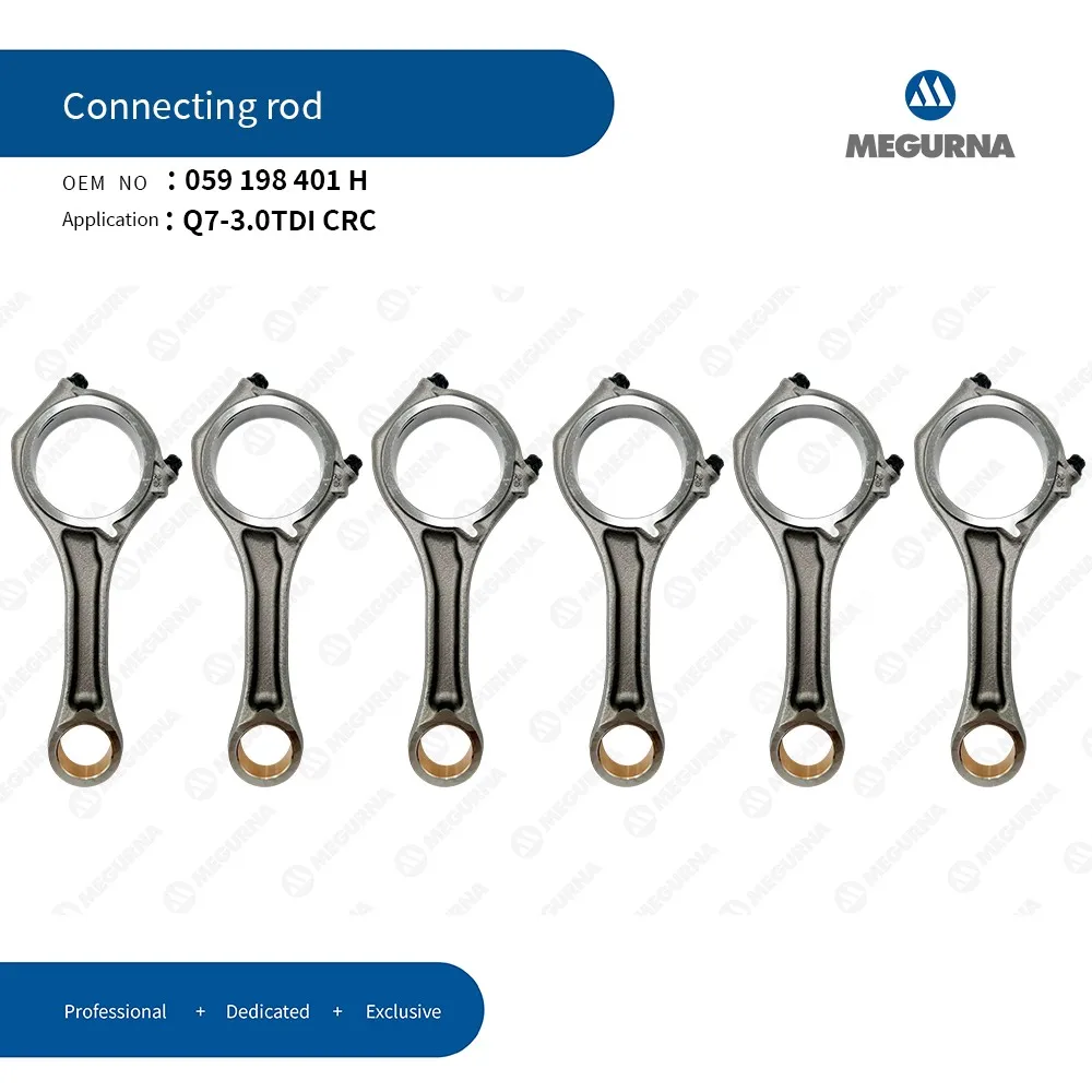 High Quality Engine 6Pcs Connecting Rod 059198401H Fit 3.0T V6 CRC Diesel for AUDI A4 B8 B9 A5 A6 C7 A7 A8 D4 Q5 Q7 VW Touareg
