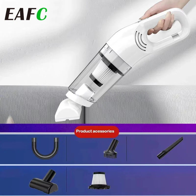 Multifunction Wireless Car Vacuum Cleaner Home-appliance 6500Pa Cleaning Machine PowerfulMetal Strainer Portable Handheld