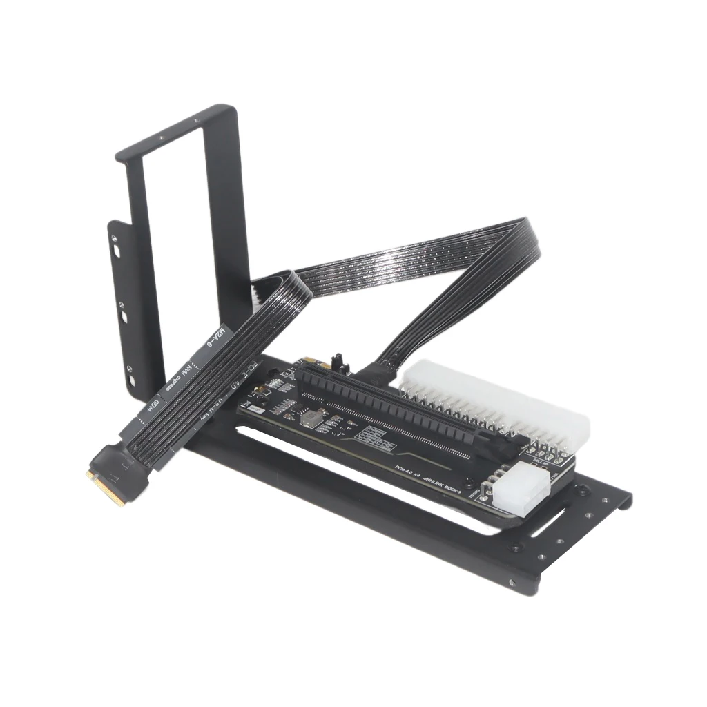 M.2 NVME SSD Graphics Card Docking Station Laptop External GPU Dock with Bracket for M.2 NVME SSD