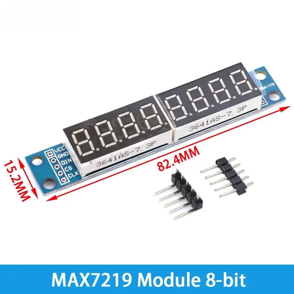 MAX7219 Red/Blue/Yellow Green LED Microcontroller 4 In 1 one Display with 5P Line Dot Matrix Module 5V for Arduino 7219 DIY KIT