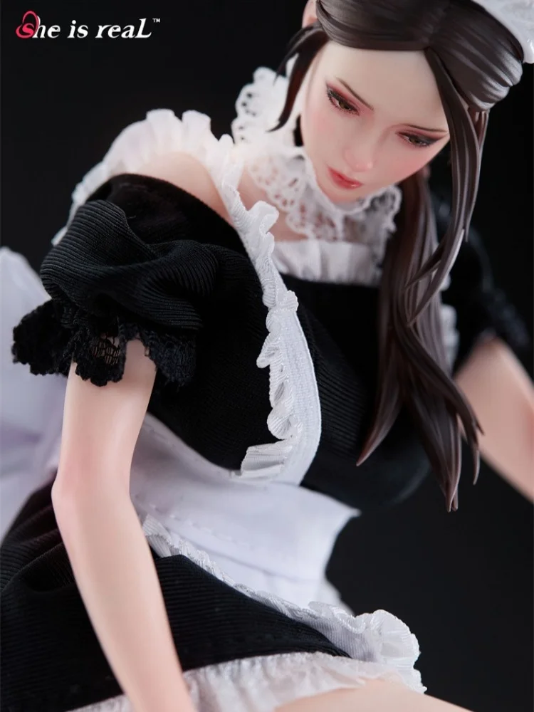 

Authentic In Stock Bearpanda 1/6 Anime Figure She Is Real Maid Figurine Modle Hyper-Realistic Statue Gifts