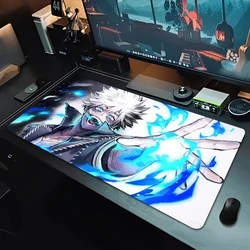 Japanese Anime Cartoon Mouse Pad Dabi My H-Hero Academias Large Laptop Pads Gamer Keyboard Desk Mat Office Cabinet PC Mouse Mats