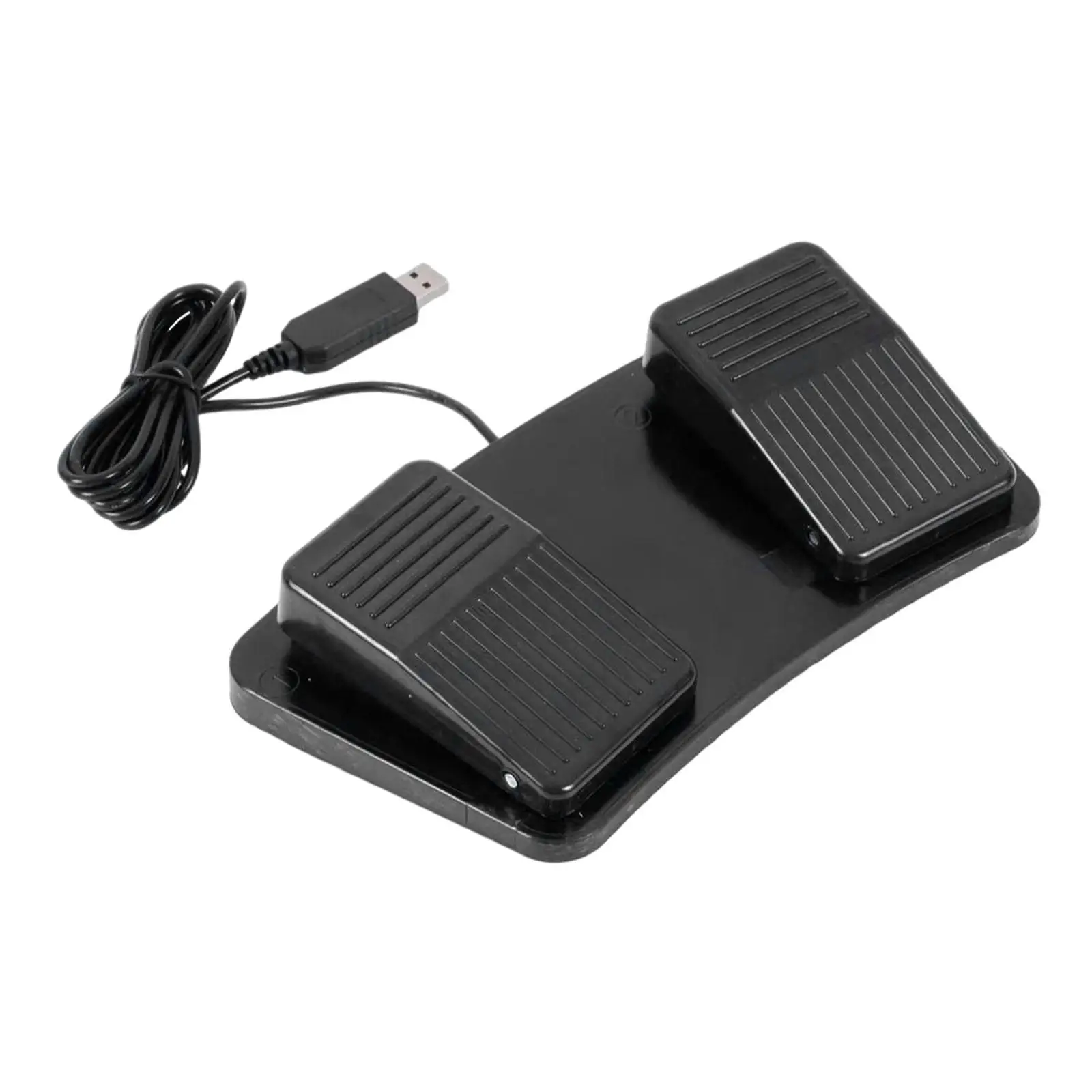 USB Foot Pedal Switch Plug and Play Mechanical Control Page Turner Keyboard Shortcut Simulator for Computer Gaming