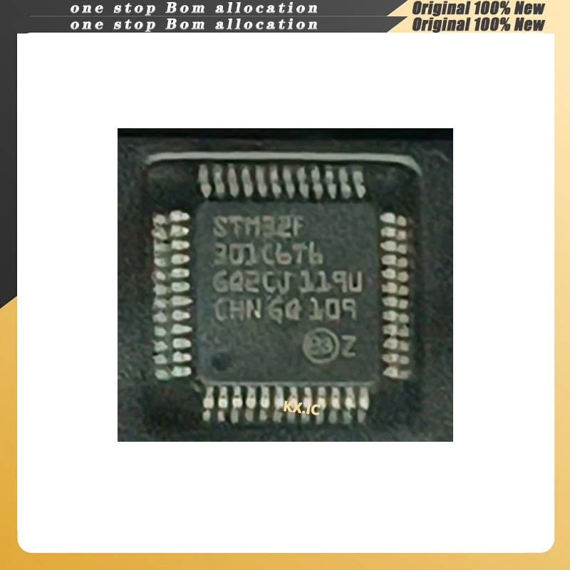 

10PCS/LOT STM32F301C6T6 STM32F301 M32F306T6 LQFP-48 Stock NEW Original