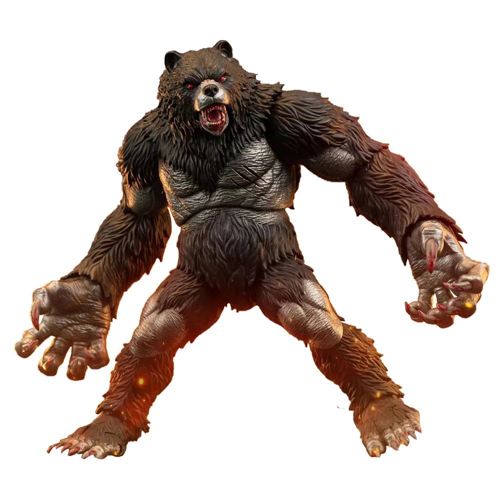Memorytoys 1/10 mundo do aventureiro berserker urso masculino modelo conjunto completo 23cm druida animal panda gigante figura de ação brinquedos fãs presentes