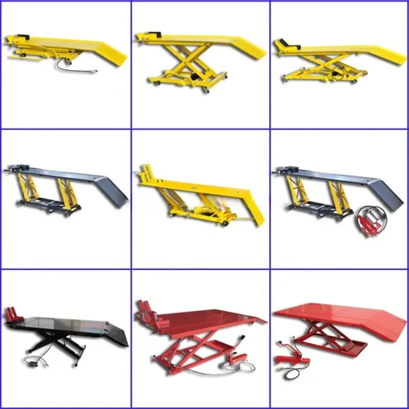 

2025 New Style800LBS Hydraulic Scissor Lift Table For Motorcycle Repair With Foot Pedal For Motorcyclebike