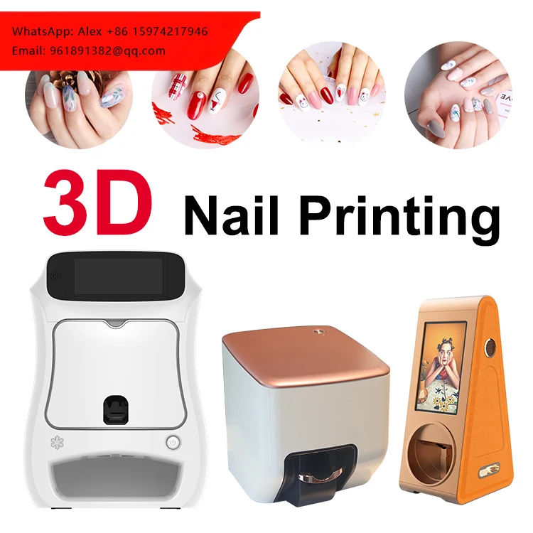 Commercial Use Professional 3D Intelligent Nail Printer WiFi With Automatic Painting & Drying Beauty & Personal Care Product