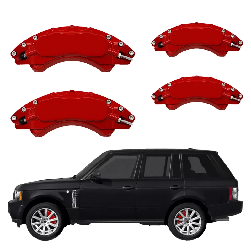 Couvercles d'étrier en aluminium adaptés à tous les Land-rover Defender, Range Rover Sport Discovery (2 avant + 2 arrière)