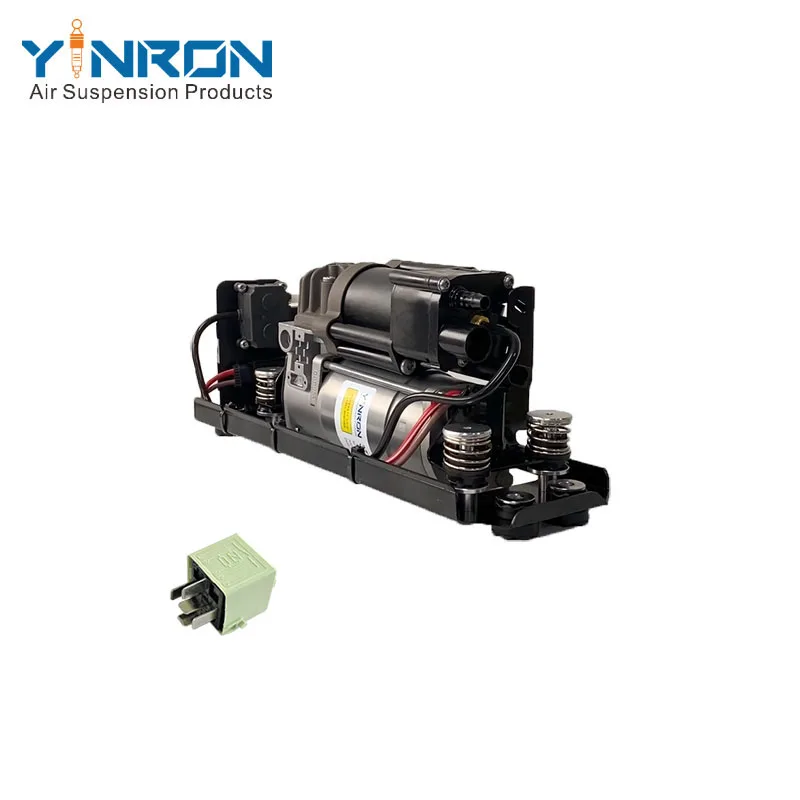 YINRON Air Suspension Compressor Pump Assembly With Bracket And Valve Block For BMW 5 Series F07 GT F11 37206875176