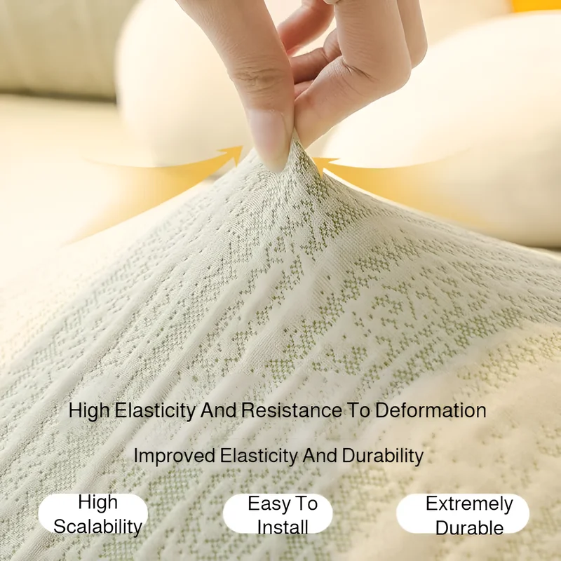 Quatro estações universal capa de sofá elástico capa protetora anti-gato coçar capa de sofá pano espaço algodão sofá