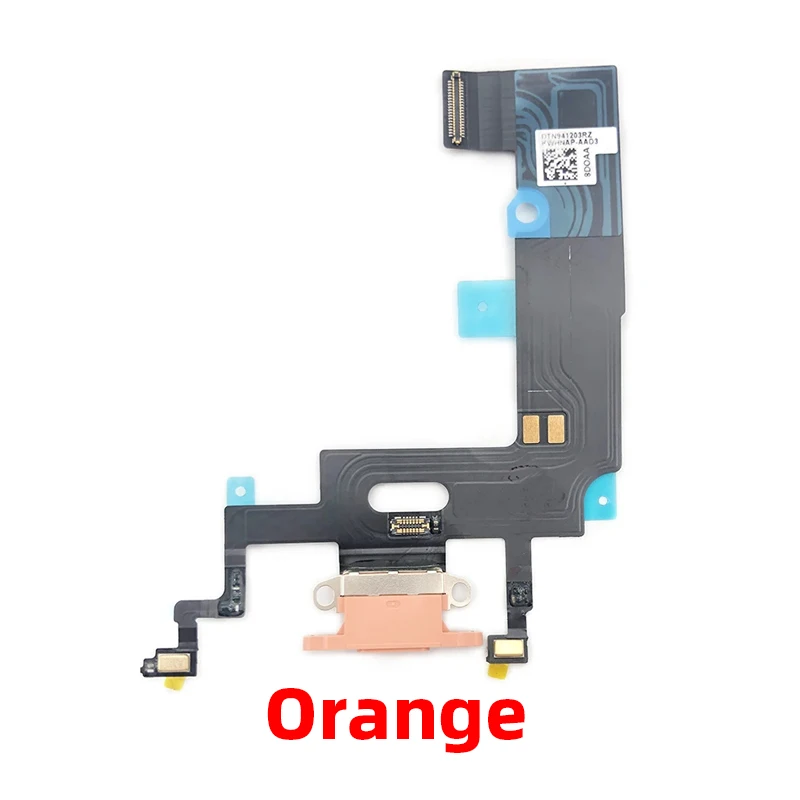 Original For iphone XR Charging Port Flex Microphone Mini USB Charger Dock Connector Repair Replacement Parts