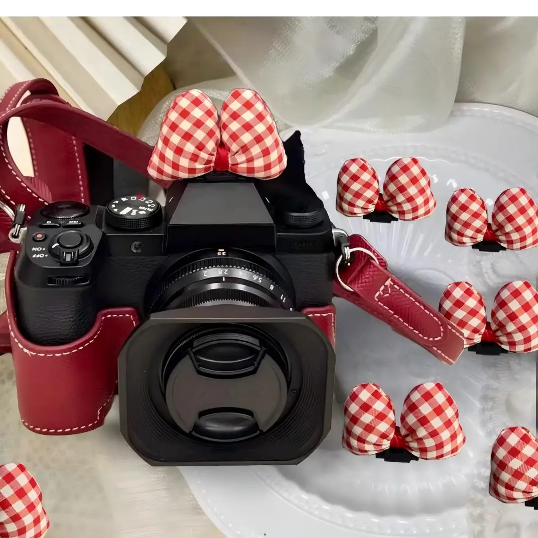 Cute Butterfly Knot Series Hot Shoe Cover for Leica Q2 Fuji X100V X-T5 Sony ZV-1 Canon EOS R5 Nikon Z5 Camera Accessories view 6