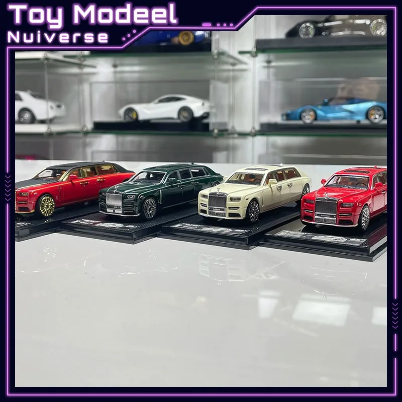 SC 1:64 Scale Diecast Alloy Car Model Rolls-Royce Phantom 8 Extended Realistic Detailed Mini Collectible Replica Perfect Gift