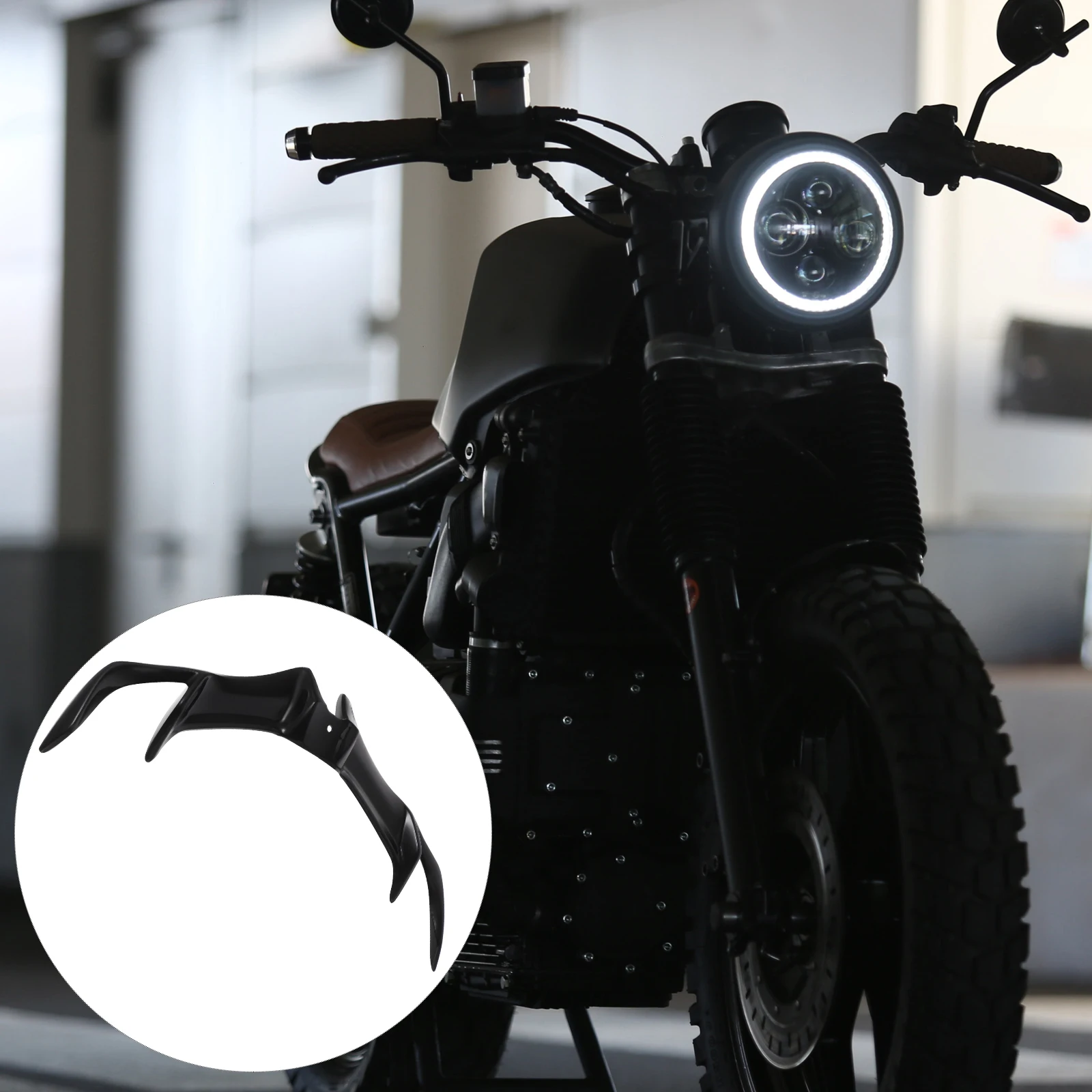 

Motorcycle Fairing ABS Styling Wing Decorative Front for Motorbike Durable Protective Cover for Motorcycle