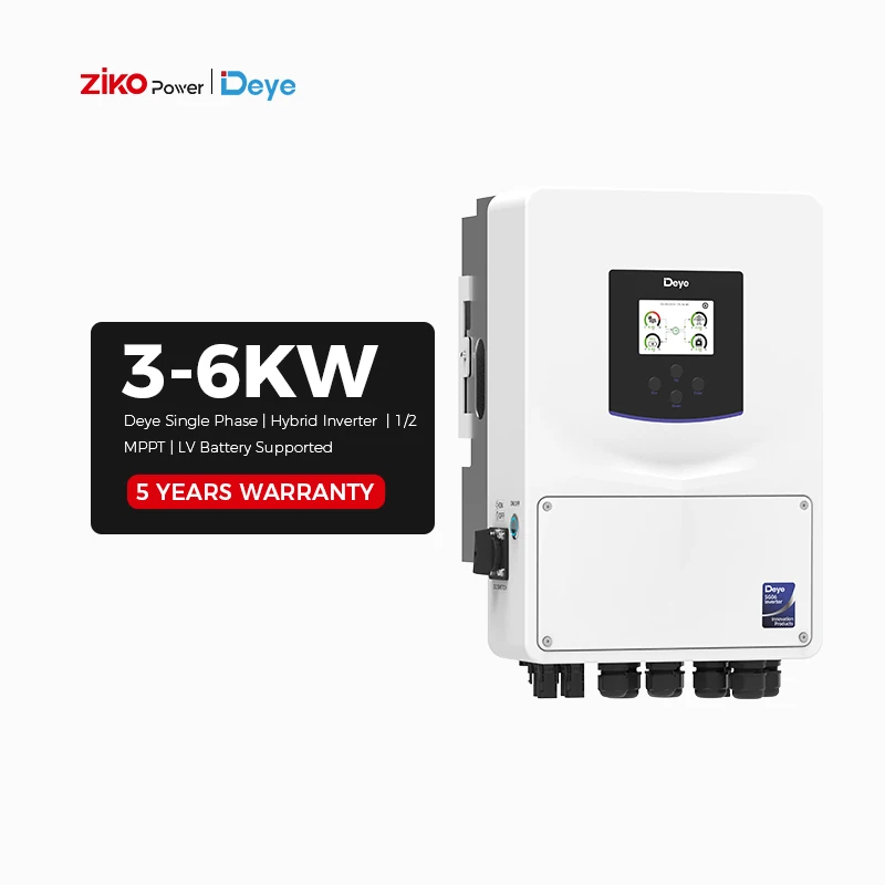 Hybrid Inverter SUN-3/3.6/4/4.6/5/6K-SG06LP1-EU-CM1/CM2 Single Phase  LV Battery Supported New Launch for Home Use