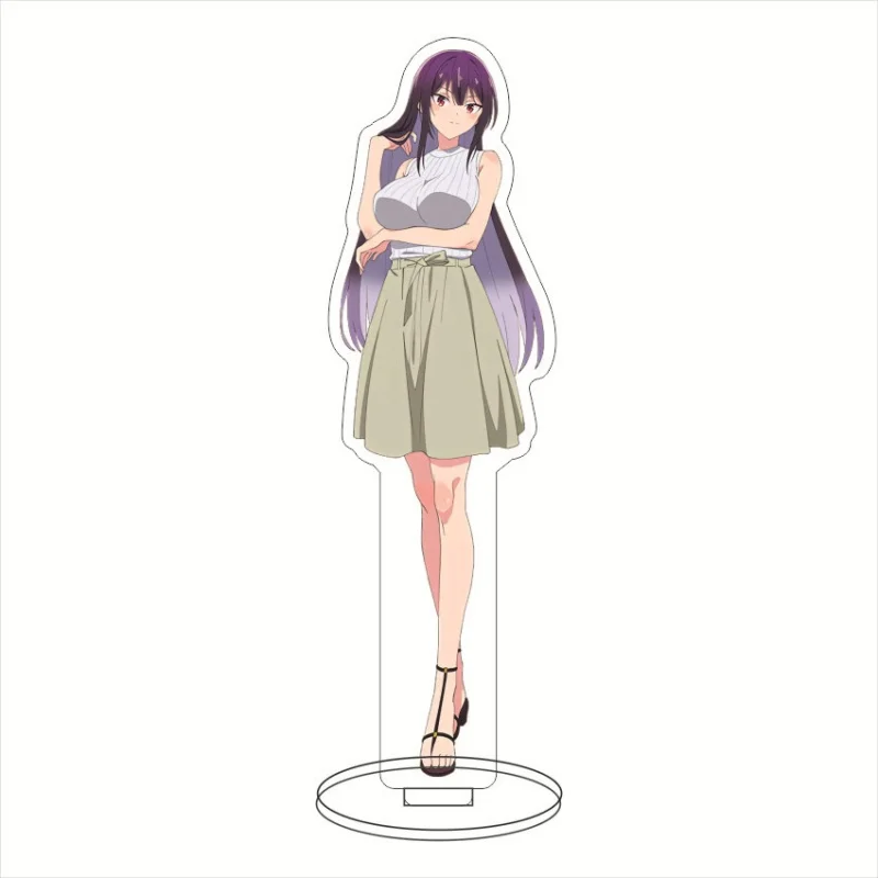 Anime, por favor, Takamine-san, 16cm, soporte acrílico, modelo de placa, figura, decoración de escritorio, adorno, llavero de dibujos animados, regalo para seguidores