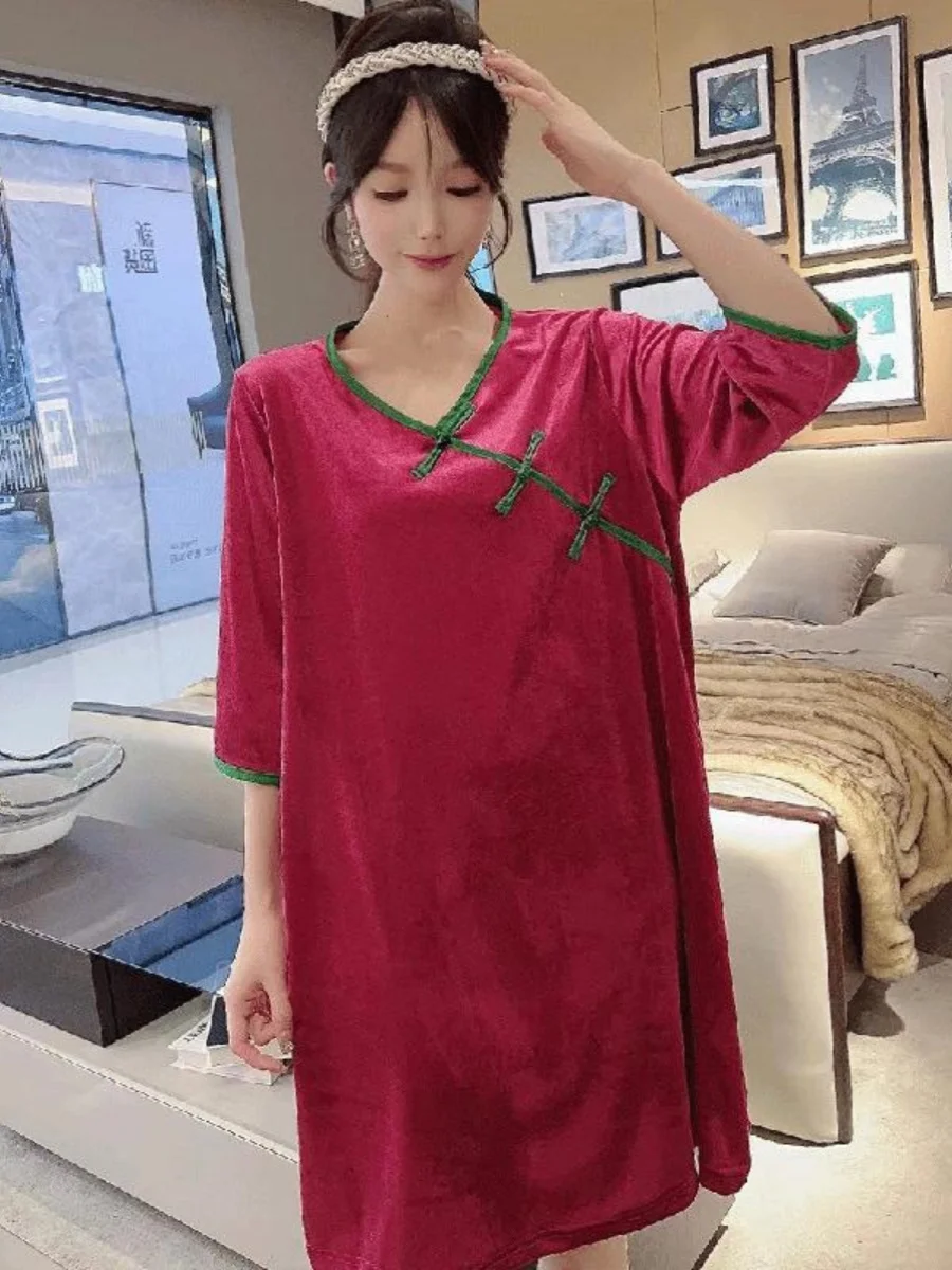 

Большие размеры Sp Dr с дизайном пуговиц Thiened Fce, осенне-зимняя женская одежда, корейский Sle с v-образным вырезом и свободной талией