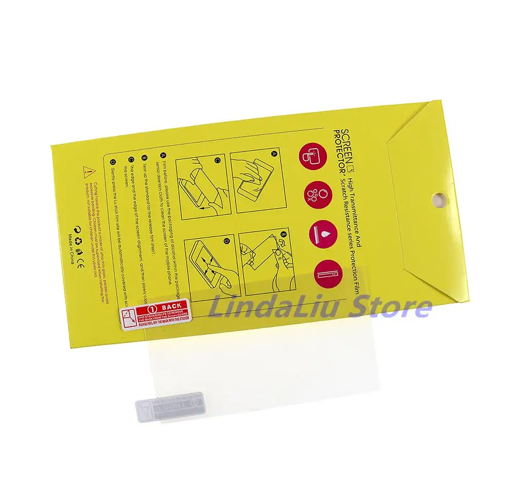 50 قطعة واقي شاشة LCD شفاف لهاتف Sony PSP 1000 2000 3000 طبقة رقيقة واقية شفافة مع العبوة