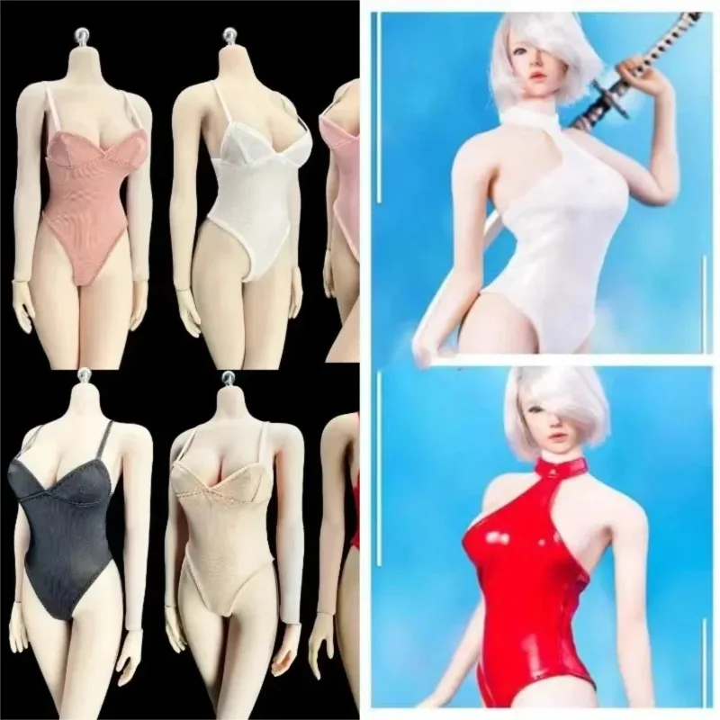 

Sexy 1/6 Scale Swimsuit Open Chest Maid Elastic Jumpsuit Set Clothes Model for 12" Female Soldier TBL Ph S07 Body Figures