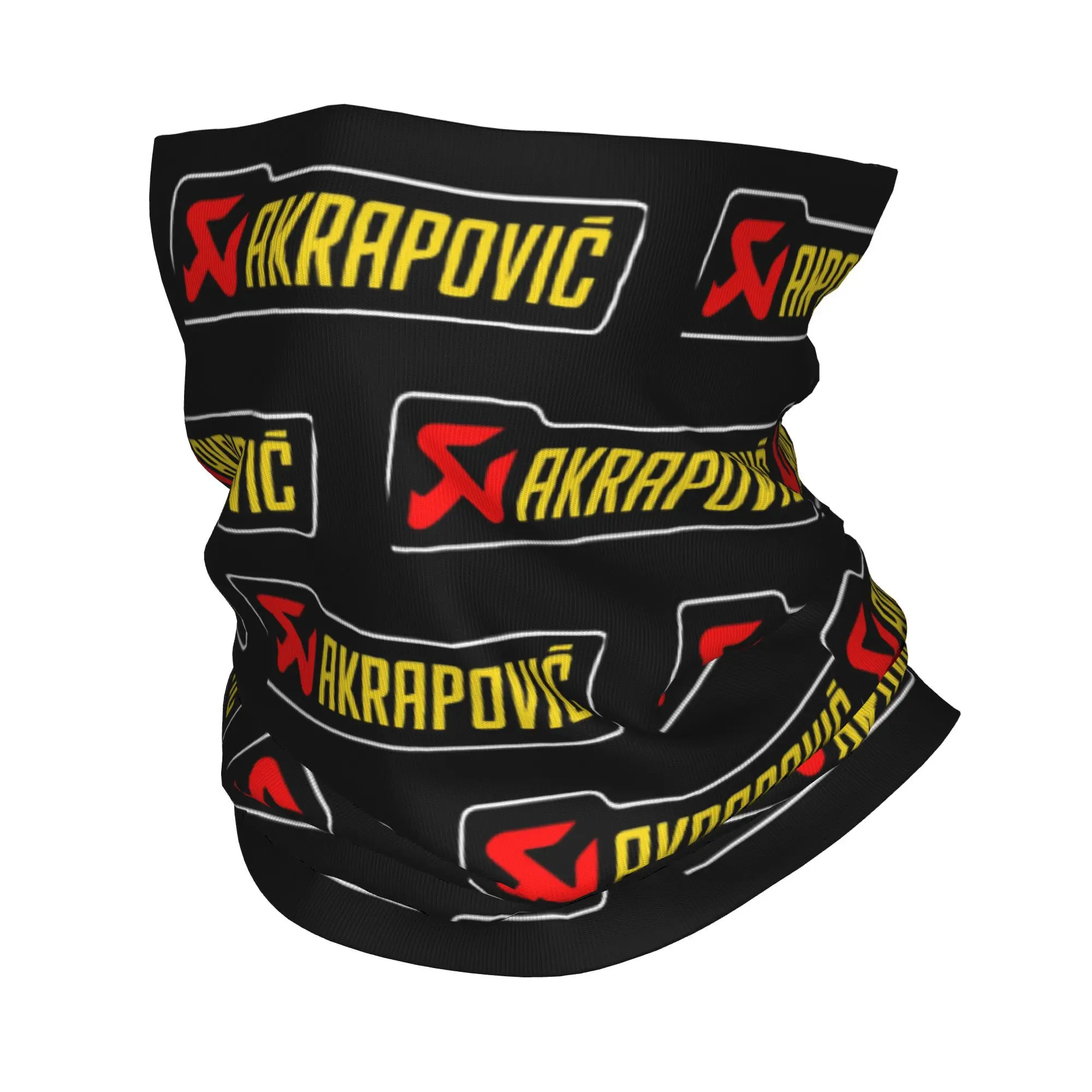 Car Moto Exhaust Akrapovics Bandana Neck Cover Balaclavas Wrap Scarf Multifunctional Headband Hiking Unisex Adult Breathable