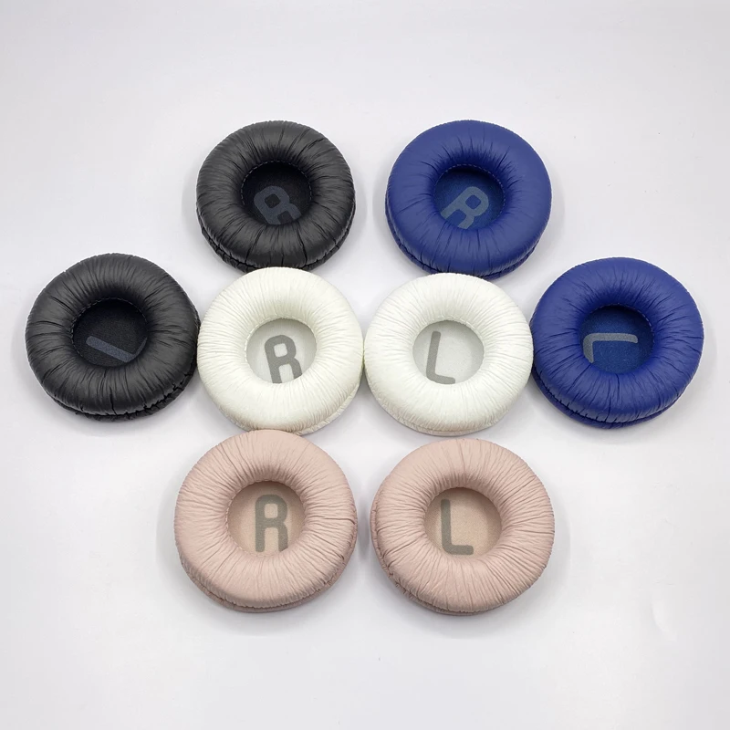 70mm Leather Ear pads For JBL T450 T500BT Tune600BTNC Black Foam pad 7cm Headphone Sponge Covers Earpads cushion Replacement