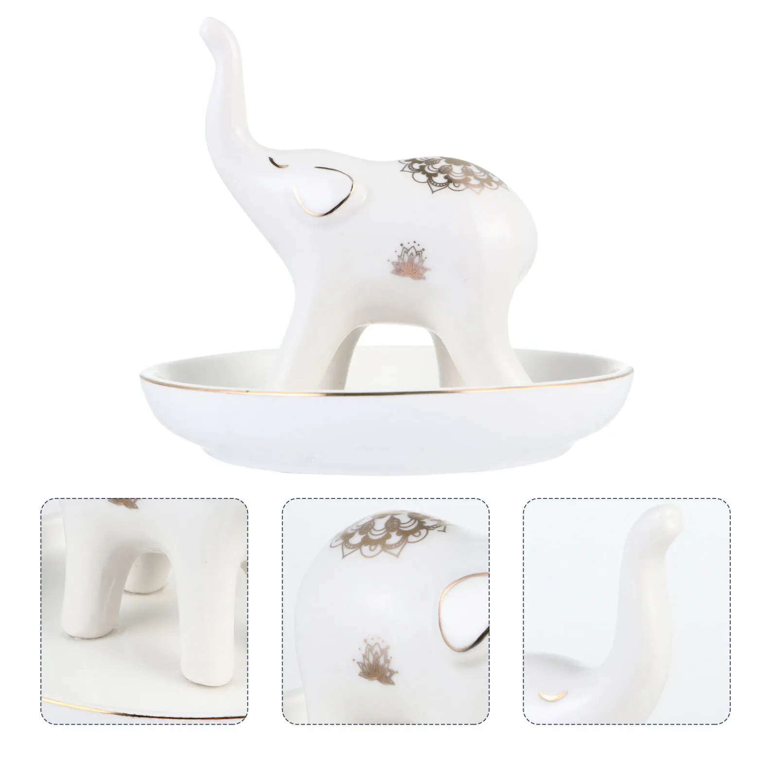 

Jewelry Organizer Tray Display Plate Animals Ring Earring Storage Container Bracelet Dish