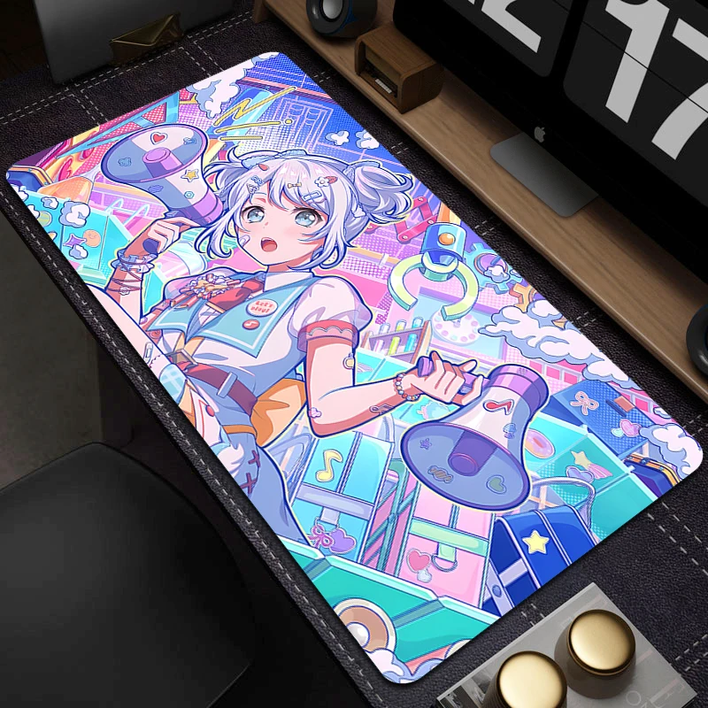 

Anime Mousepad 900x400mm Locking Edge Mouse Mat Kawaii Large Mouse Pad Non-Slip Laptop Desk Mat Gaming Keyboard Pad Cute Deskpad