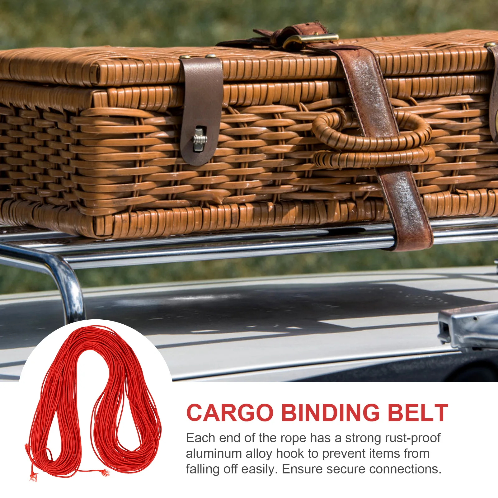 

45Meters Polypropylene Elastic Cord Bungee Rope Heavy Duty Outdoor Luggage Binding Straps Lightweight Durable Elastic Line