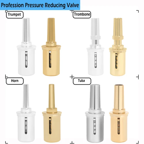 Válvula reductora de presión, trompeta, trombón, barítono, bocina de Tuba, boquilla de descompresión, entrenador de ejercicio para principiantes, accesorio de latón