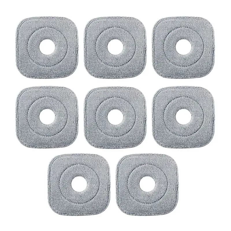 A74E-40Pcs Mop Cloth For Joybos Mop Squeeze Mop Automatic Separation Rotating Cleaning Floors Mop Pads Cloth