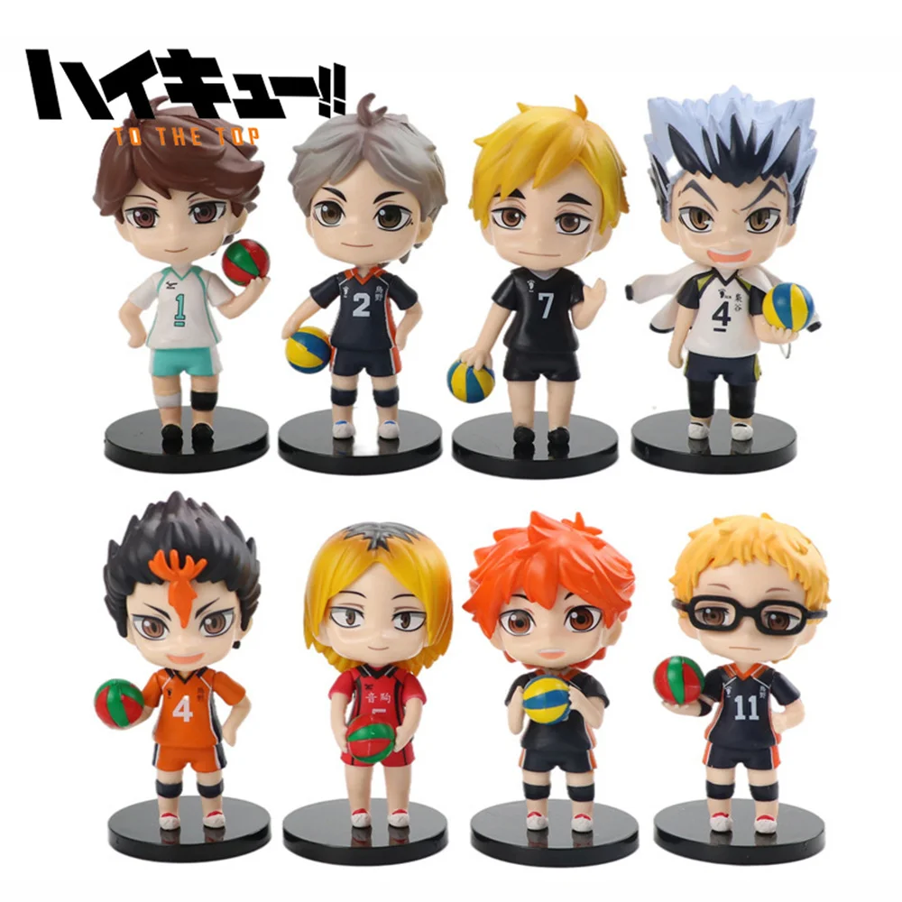 1 قطعة شخصيات الحركة Haikyuu نموذج اللعب هيناتا شويو تمثال أنيمي Q نسخة جميلة سيارة دمية الحلي ألعاب الطلاب الهدايا